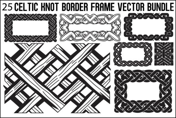 Celtic Knot Border SVG Bundle