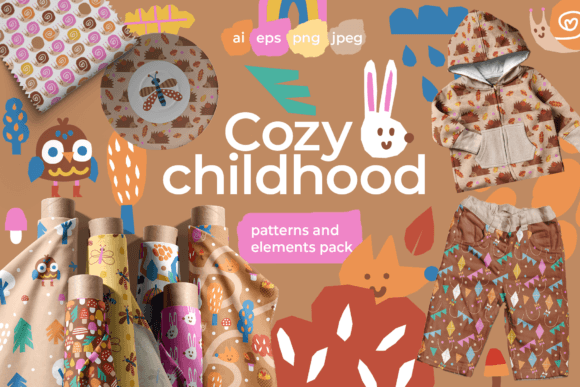 Childhood: Graphics and Patterns for Cozy Design