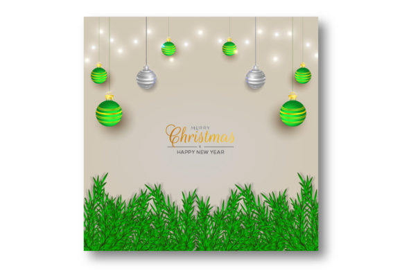 Christmas Background with Pine Branch: Graphics for Creative Publishing