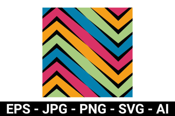Colorful Stripes Seamless Pattern: A Dynamic Graphic Design Asset for Modern Branding
