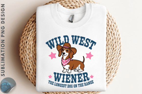 Dachshund Cute Western Dog PNG Design: Graphics for Creative Projects