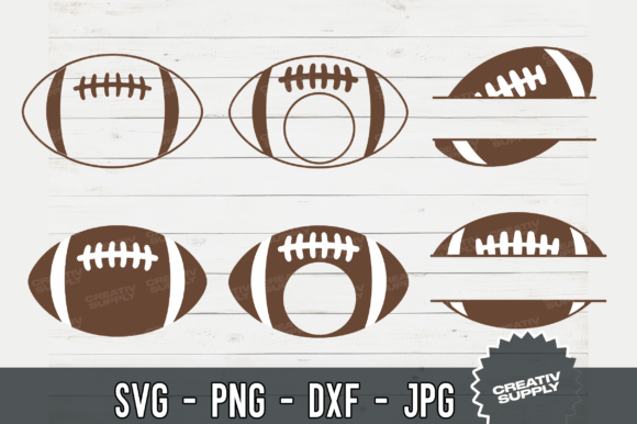 Football Svg Football Frames Svgs Graphics Crafts