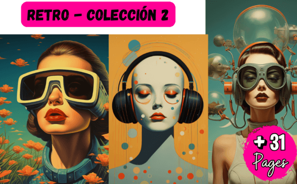 RETRO-COLECCIÓN 2: Graphics & Illustrations for Nostalgic Design