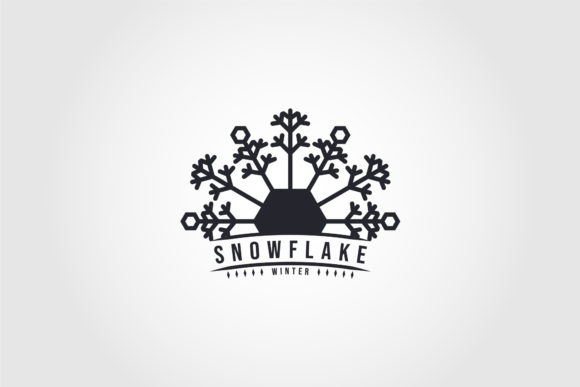 Snowflake Winter of Black Isolated Icon: A Versatile Graphic for Seasonal Design Projects