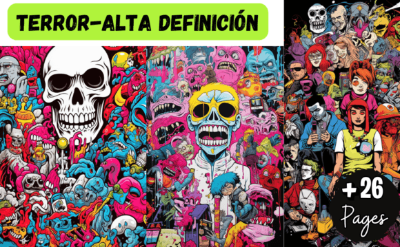 TERROR-ALTA DEFINICIÓN: Graphics y Ilustraciones para Contenido Impactante
