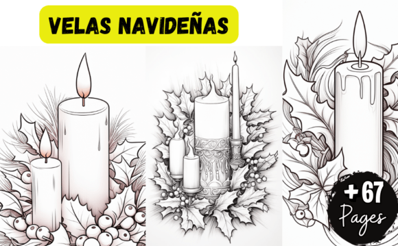 VELAS NAVIDEÑAS: Graphics & Illustrations for Holiday Design